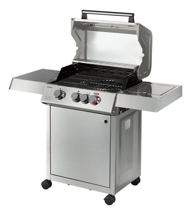 Mr. Gardener Gasgrill Virginia, 3 Brenner, Grillfläche: 62 x 43 cm, mit Unterschrank, 846511